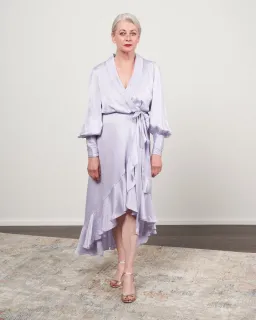 Zimmerman Silk Wrap Dress for rent on The Volte - image 2