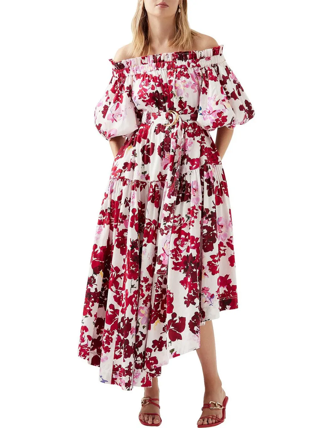 Aje Riviera Midi Dress Size 10 for rent on The Volte - main image