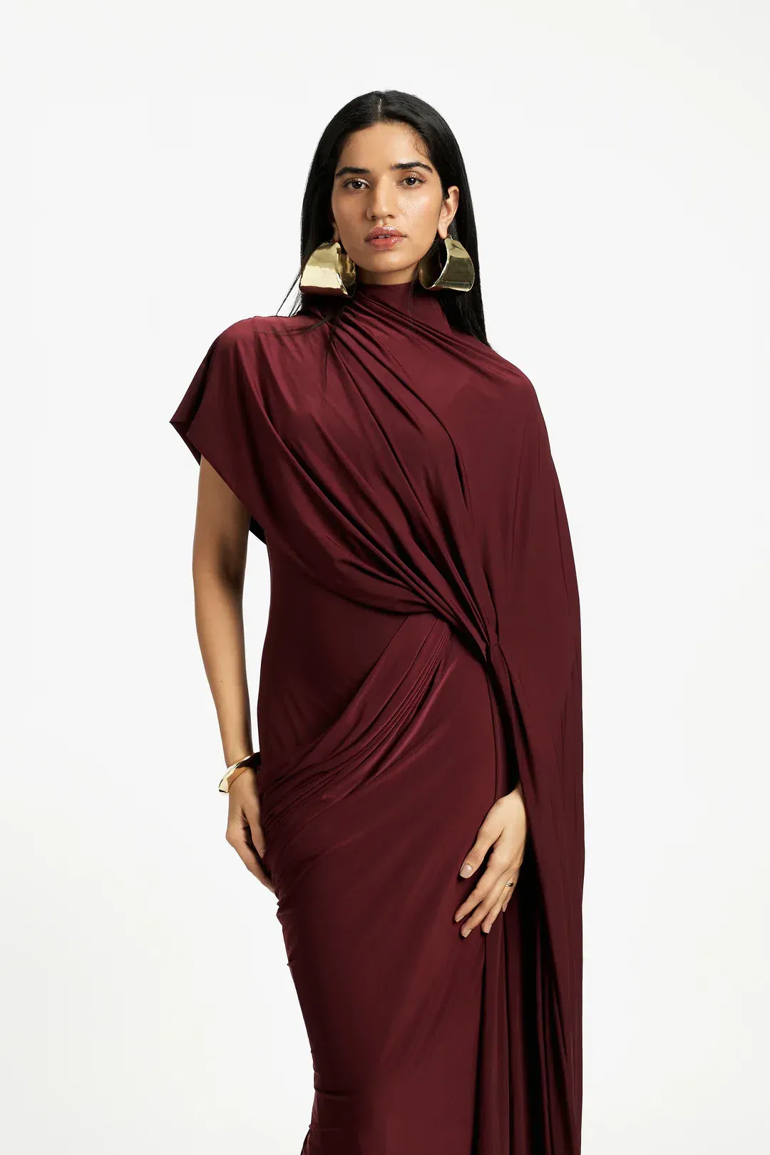 Deme by Gabriella Daphne Burgundy size M for rent on The Volte - main image