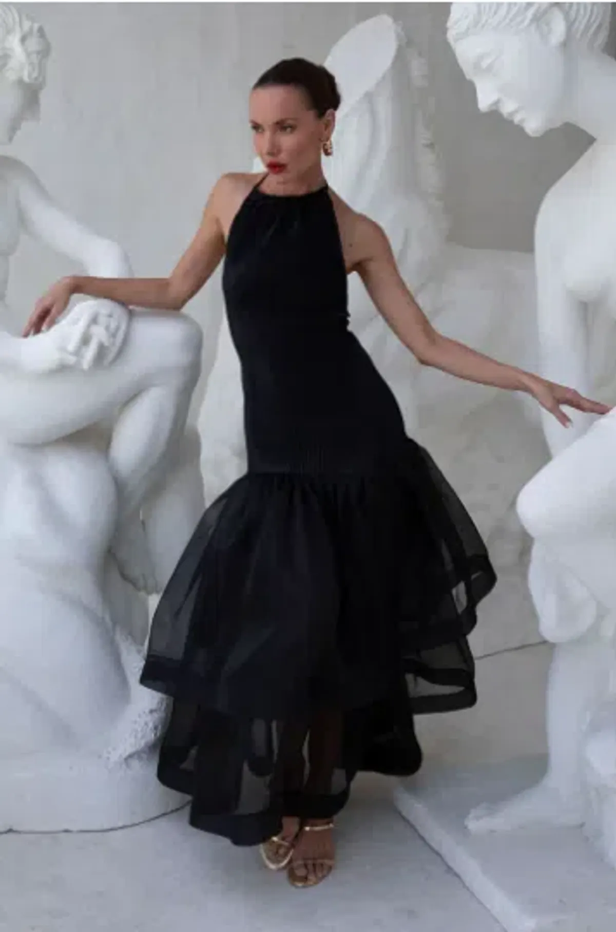 L'IDEE Carrie Dress - Noir (Black) - Image 1