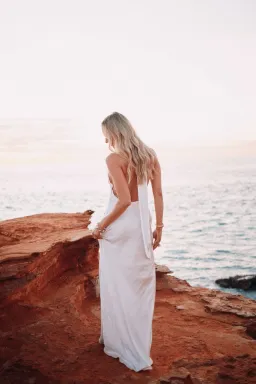 One Fell Swoop Kristina Dress-Angel White Size 10 for rent on The Volte - image 8