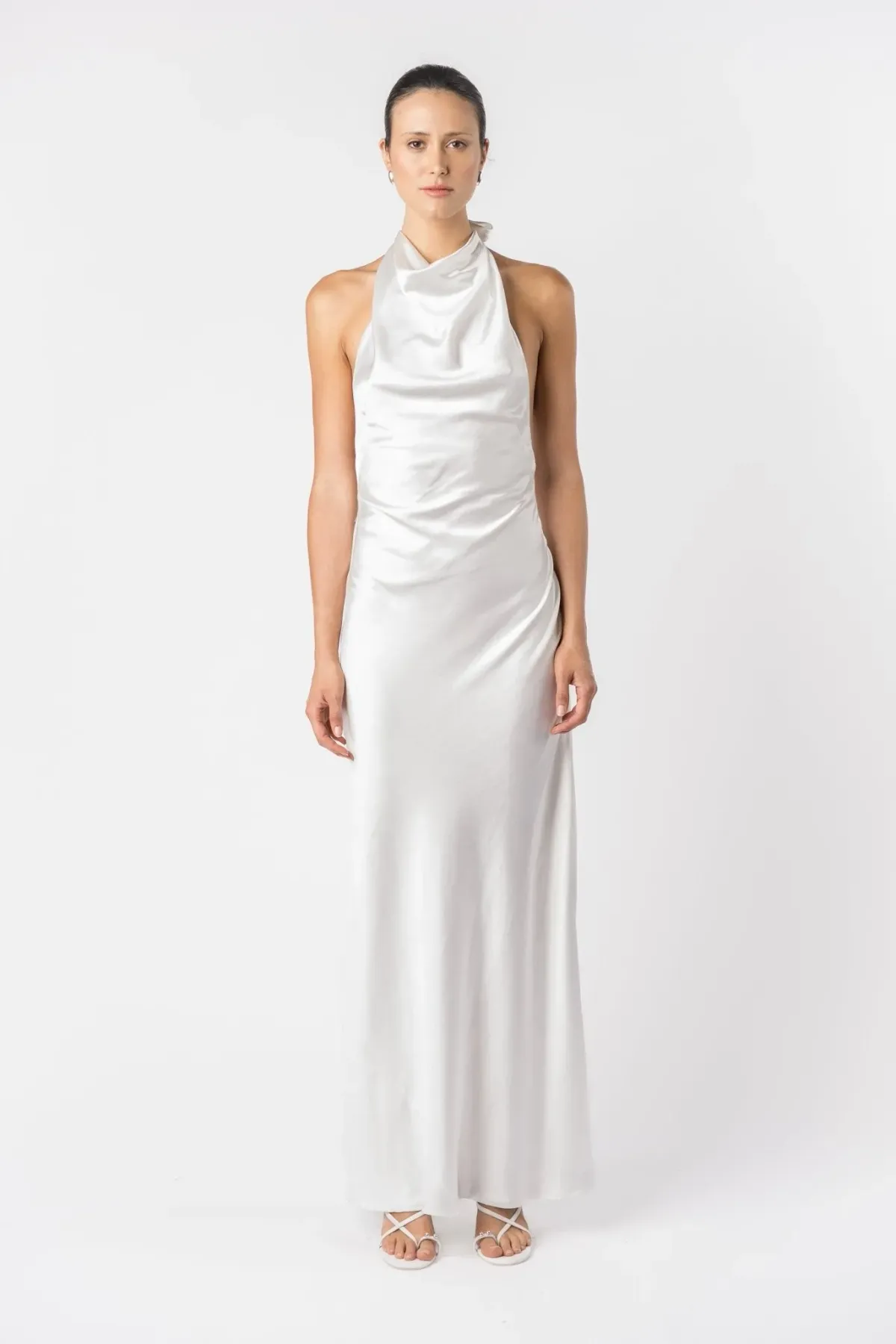One Fell Swoop Kristina Dress-Angel White Size 10 - Image 2