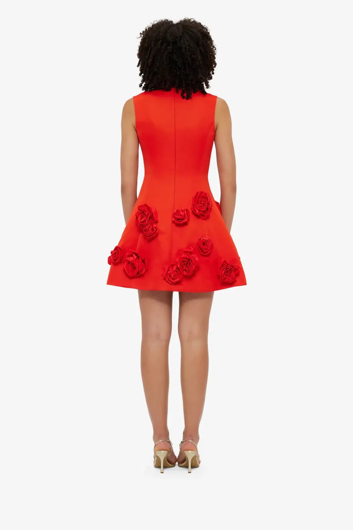 Leo Lin Briana V Neck Mini Dress; size 10 - Image 4