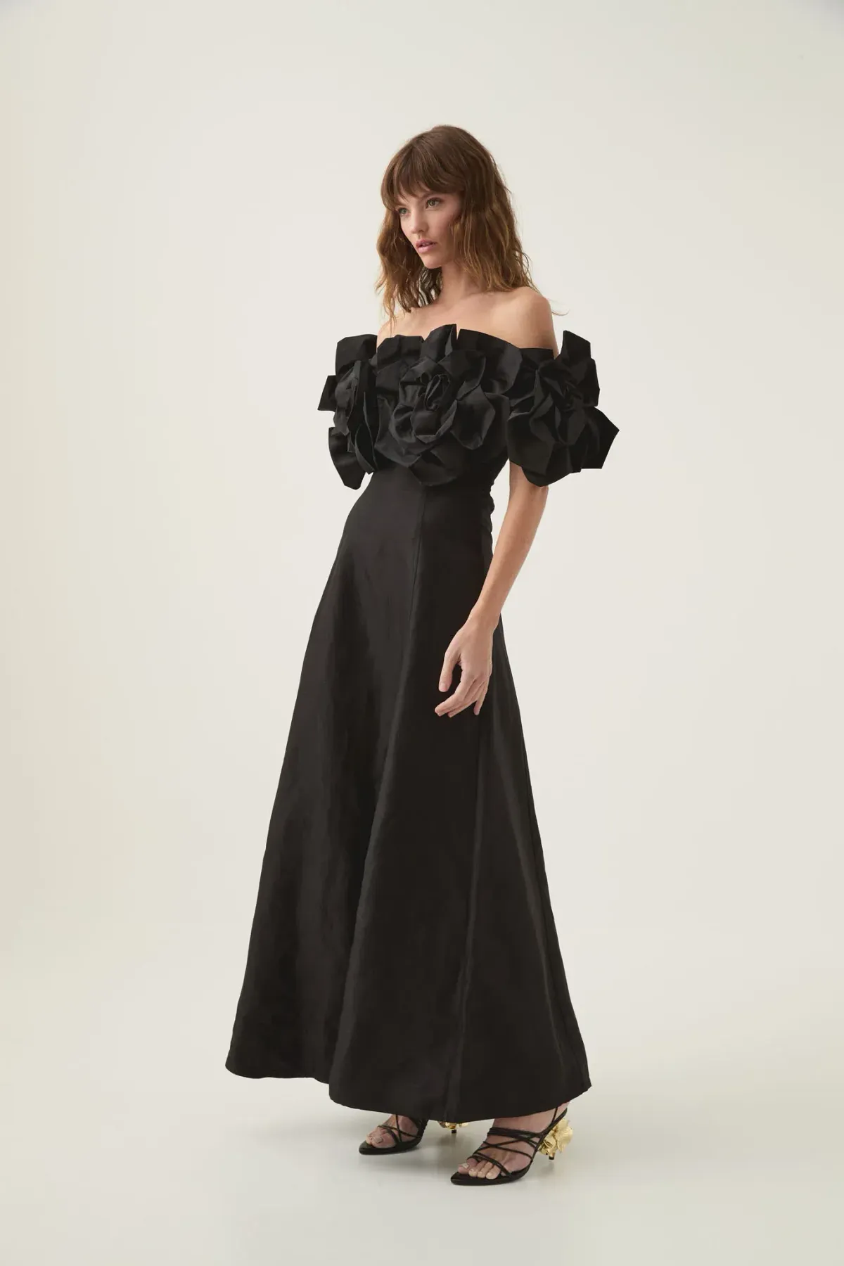 Aje Etta Midi Dress size 12 Black - Image 1