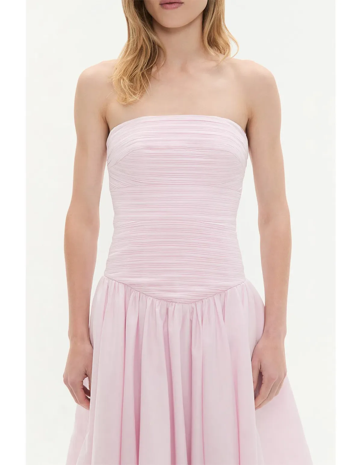 AJE Violette Bubble Midi Dress Pastel Pink Size 6 - Image 5