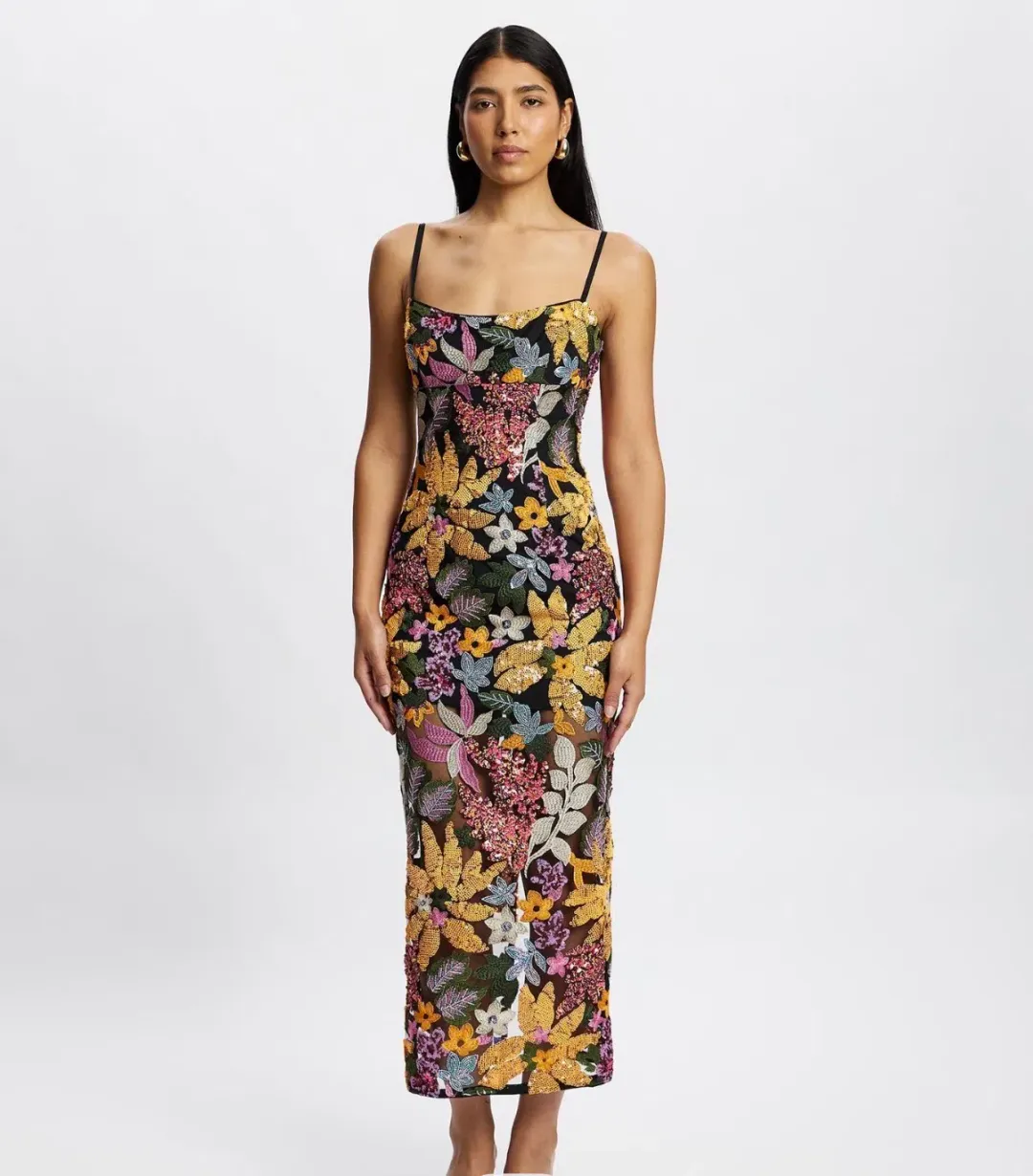 Romance by Honey and Beau Chiara Floral Dress for rent on The Volte - main image