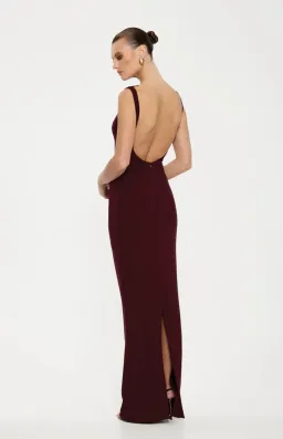 Effie Kats Verona Gown Wine size S (8) for rent on The Volte - image 2