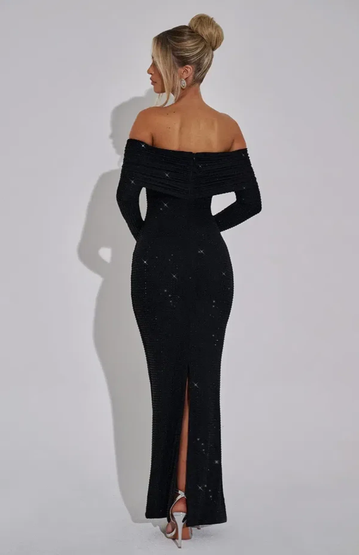BABYBOO Cyprus Maxi Dress - Black - Image 3
