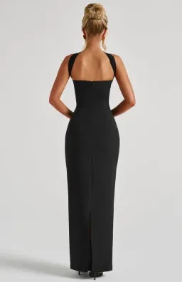 BABYBOO Yulia Maxi Dress - Black for rent on The Volte - image 2