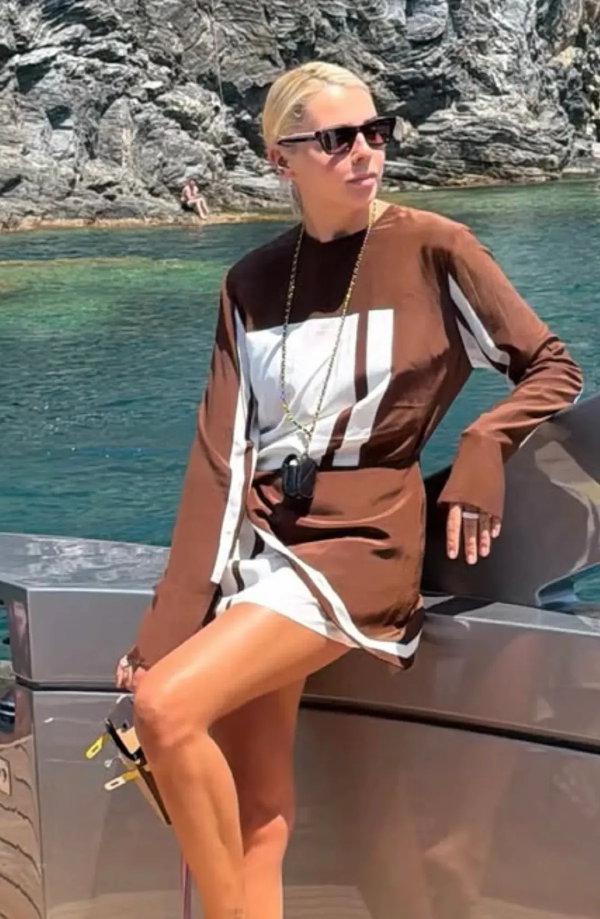 Sir Destino Twist Mini Dress (12 AU) - Image 1