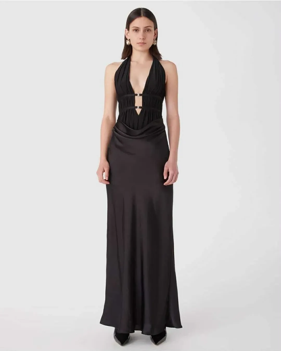 Misha THE 'CELINE' SATIN DRESS for rent on The Volte - main image