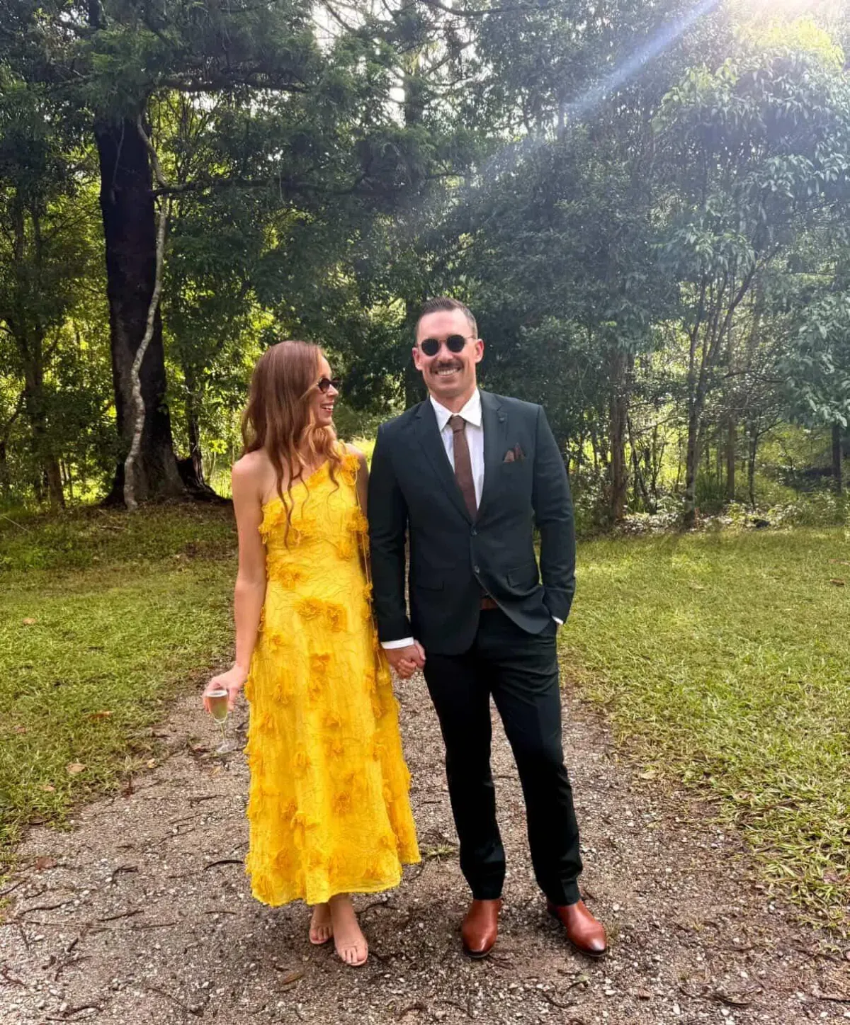 Rachel Gilbert Ianthe Dress Yellow 1/AU8 - Image 3