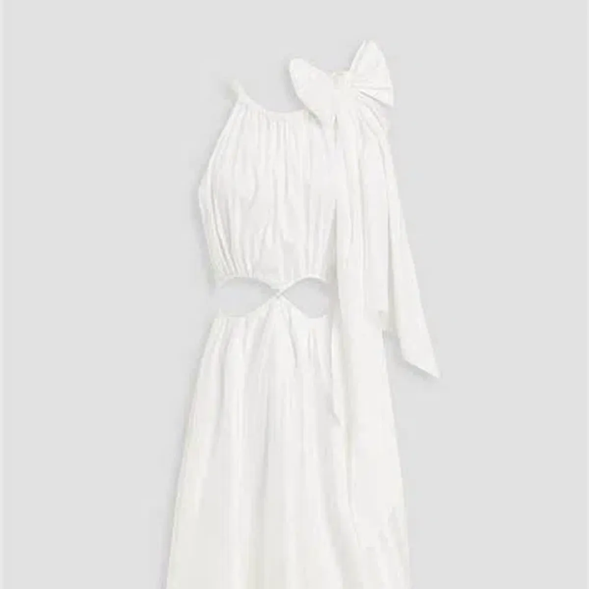 AJE Henriette cutout cotton-twill midi dress - Image 1