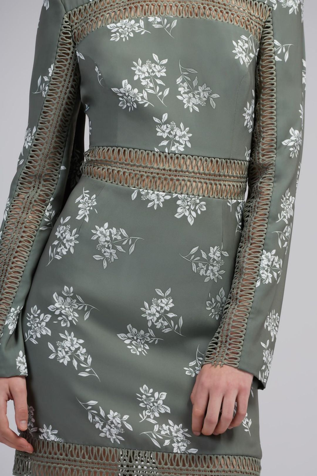 KEEPSAKE THE LABEL DO IT RIGHT LONG SLEEVE DRESS SIZE 8 for rent on The Volte - main image