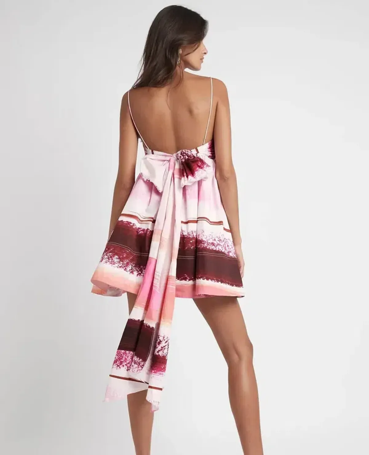AJE Kasbah Mini Dress in Sunset Stripe Size 4 - Image 2