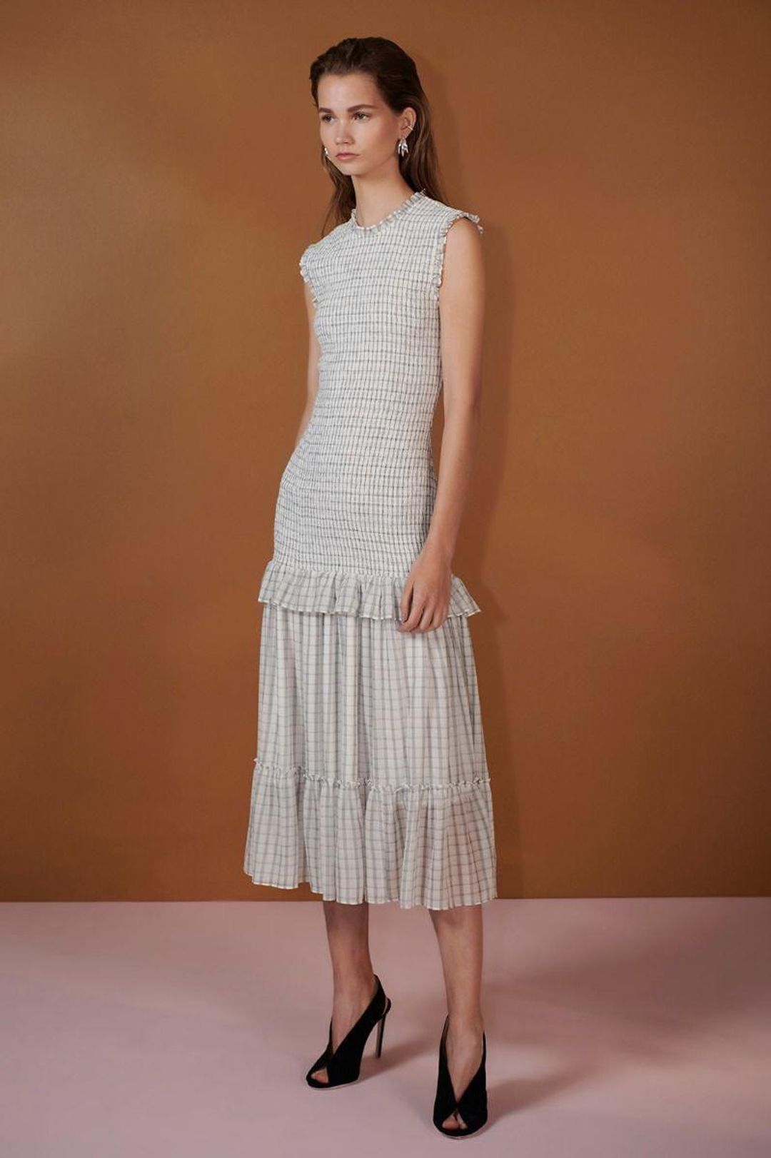 Rebecca Vallance Misty Midi Dress size 8 for rent on The Volte - main image