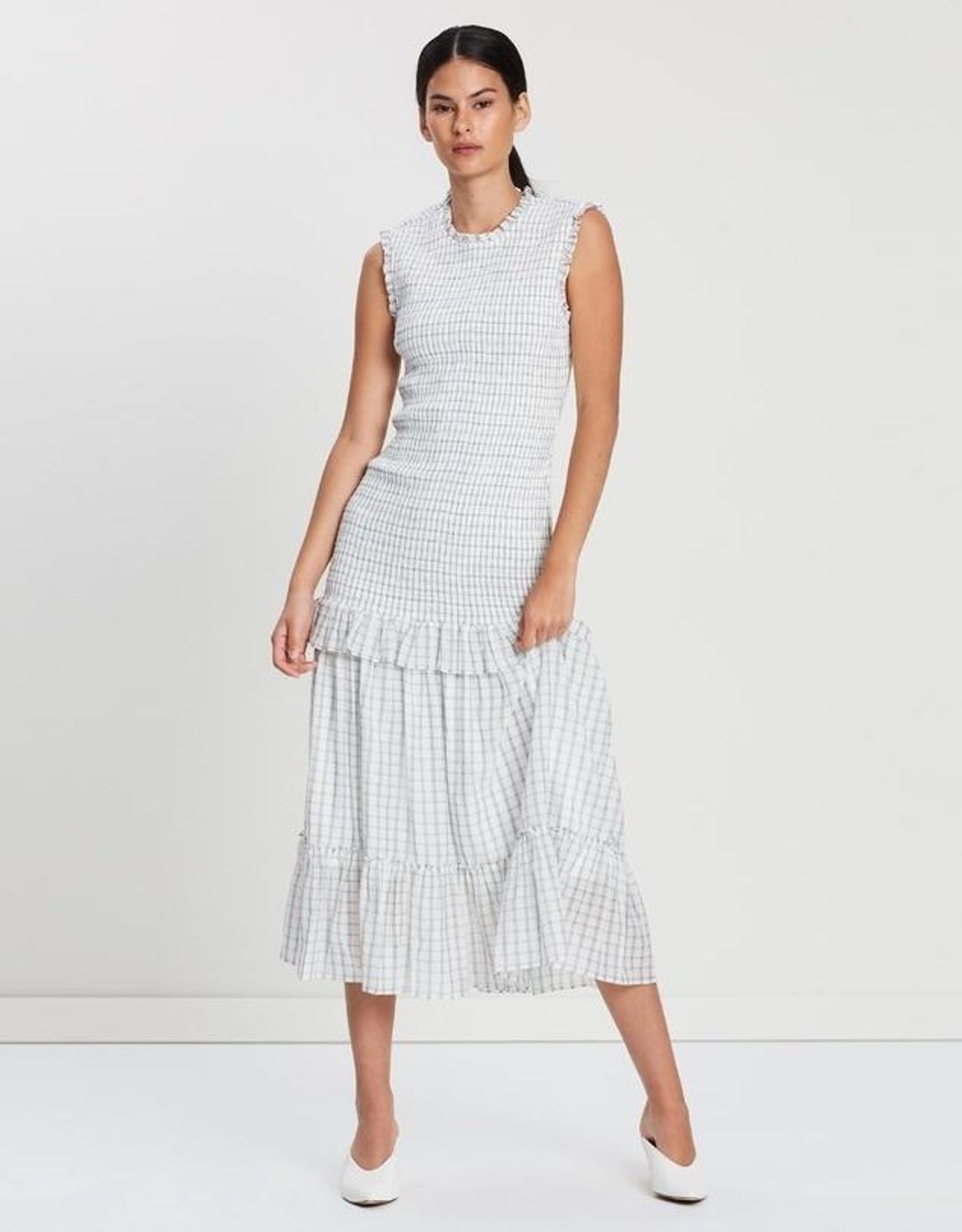 Rebecca Vallance Misty Midi Dress size 8 for rent on The Volte - main image