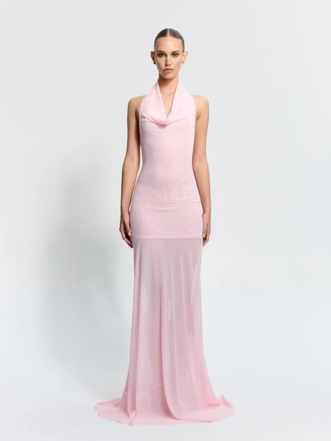 Effie Kats Cleo Gown in Petal Pink Size S / AU 8 for rent on The Volte - main image