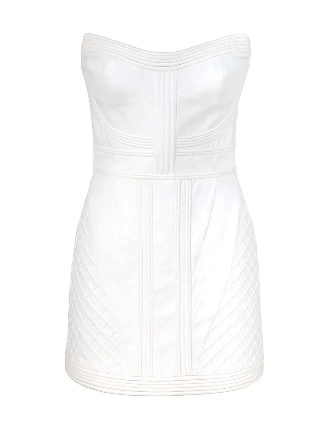 Zimmermann Rebellion Corded Corset Mini Dress in Ivory Size 1 / AU 10 for rent on The Volte - main image