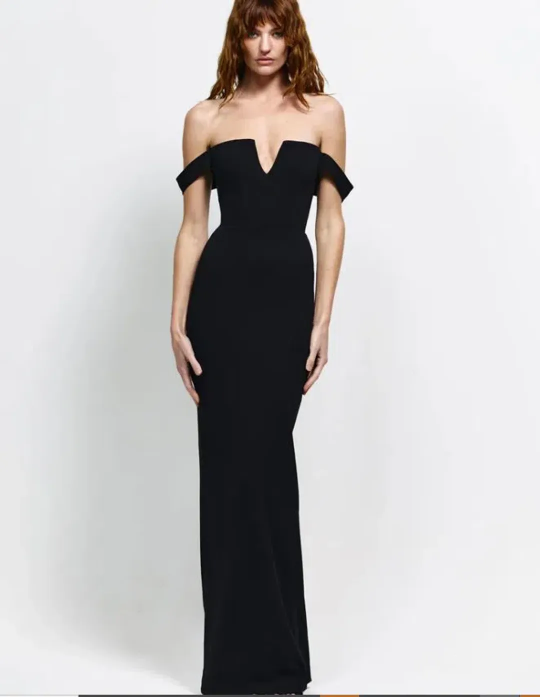 Effie Kats Louella Gown in Black Size 8 for rent on The Volte - main image