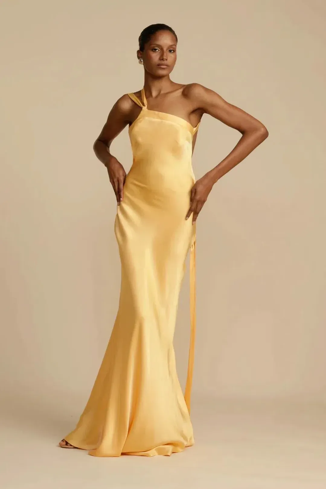 ARCINA ORI MONIQUE DRESS SUNSHINE YELLOW SIZE 8 (S) for rent on The Volte - main image