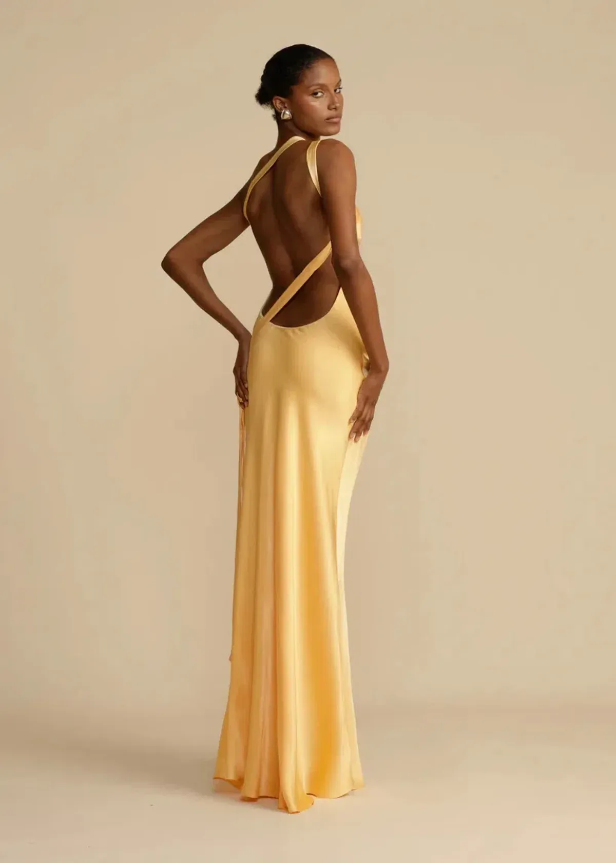 ARCINA ORI MONIQUE DRESS SUNSHINE YELLOW SIZE 8 (S) - Image 2