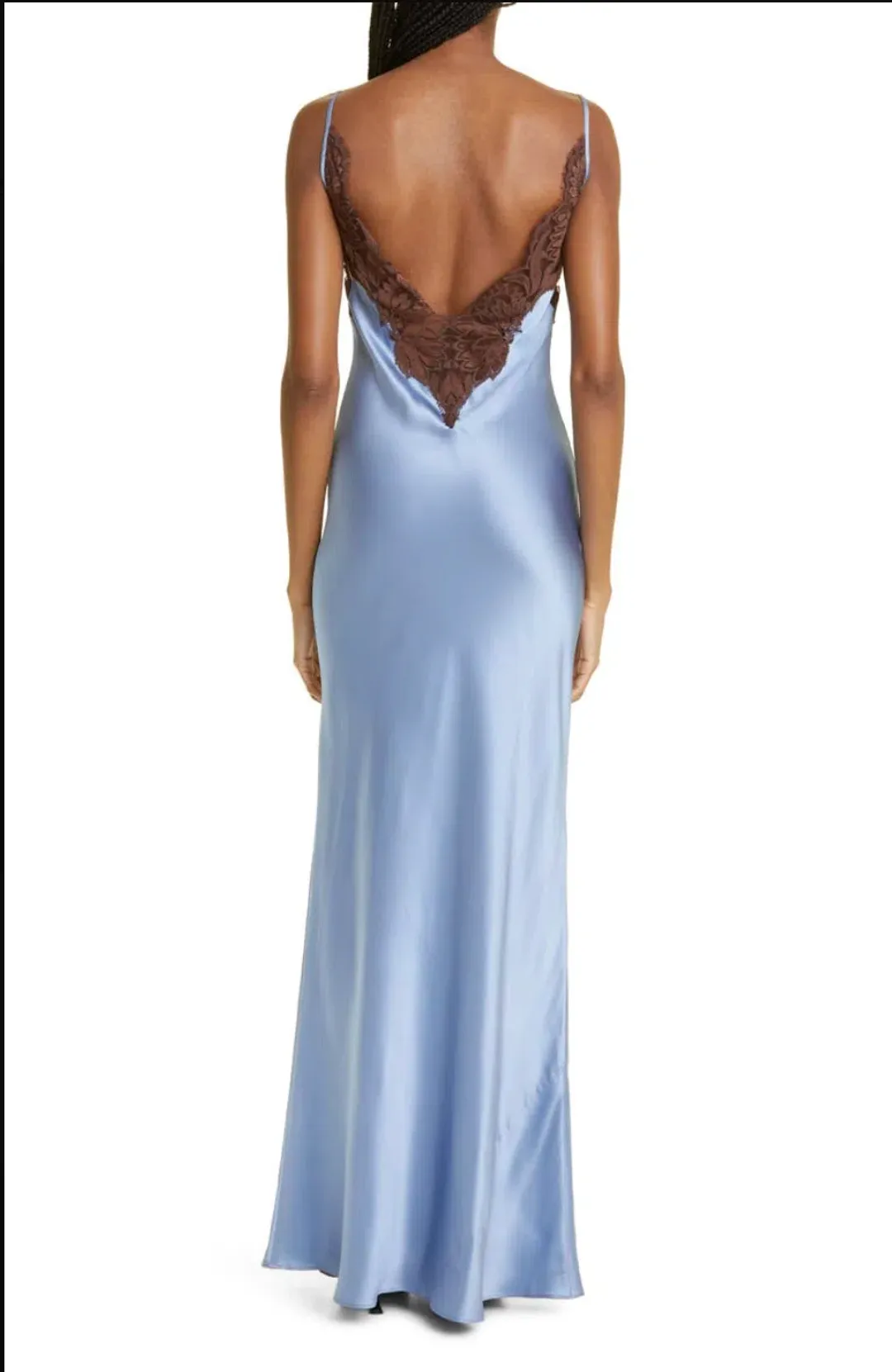 Sir the Label Danseurs Lace Slip Dress Blue Size 1/Au 8 for rent on The Volte - main image