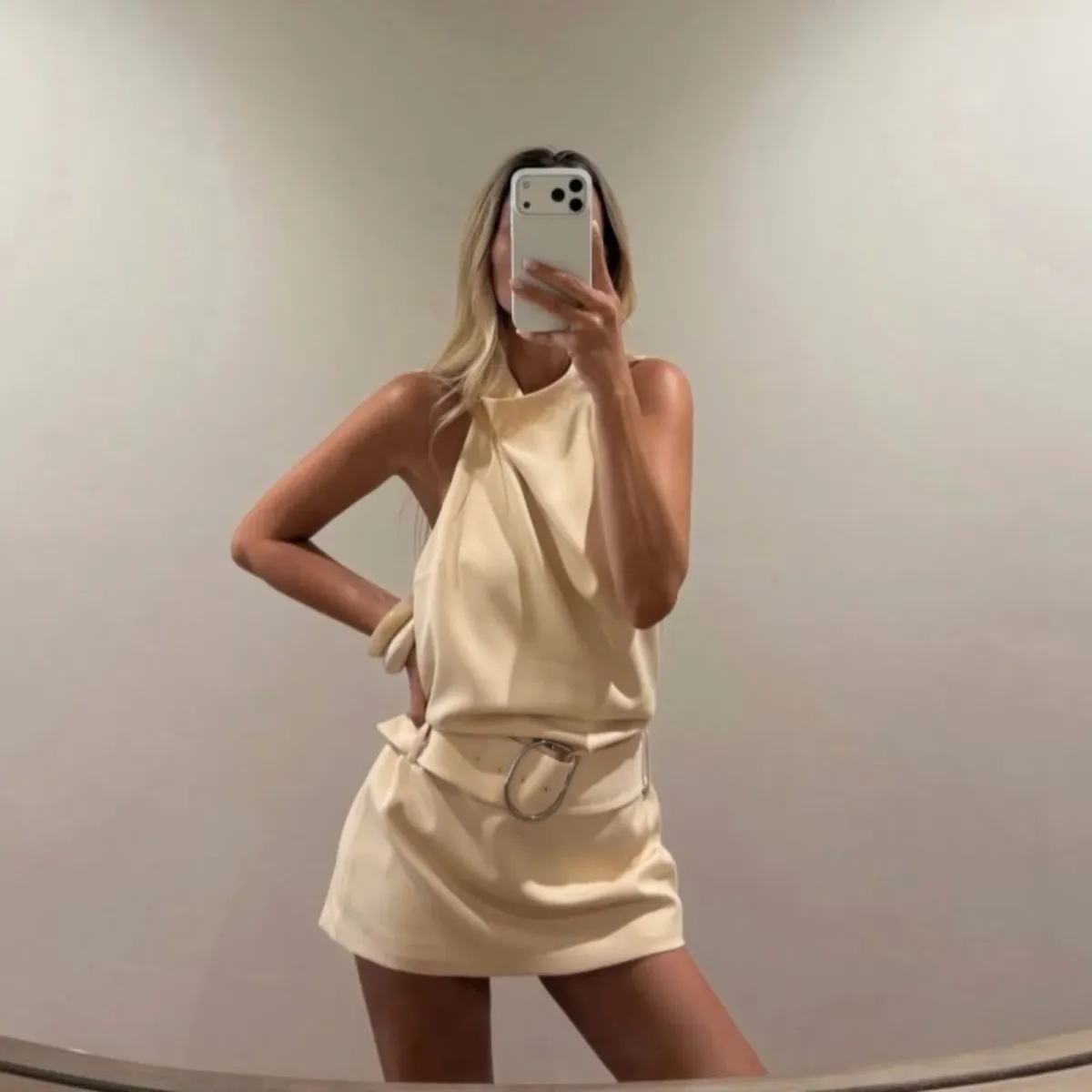 SIR Sabina Belted Mini Dress Size 2 / AU 10 for rent on The Volte - main image