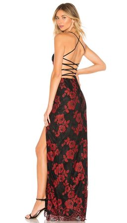 X by NBD Turner Gown Print Size 6 for rent on The Volte - image 2