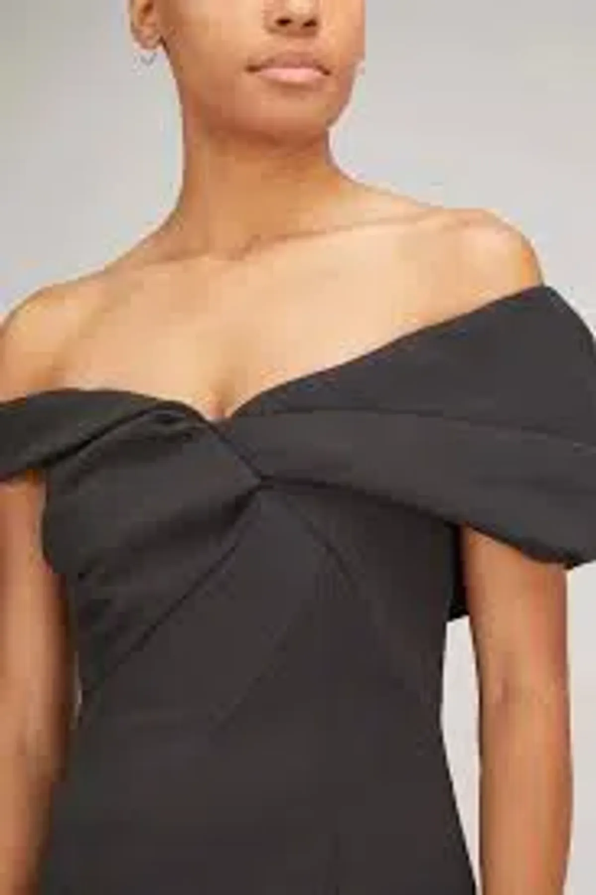 Rachel Gilbert Matteo Midi Dress in Black RG 1 / AU 10 - Image 3
