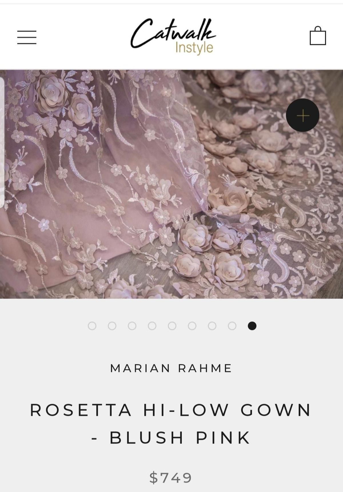 Marian Rahme Rosetta Gown size 8 - Image 5