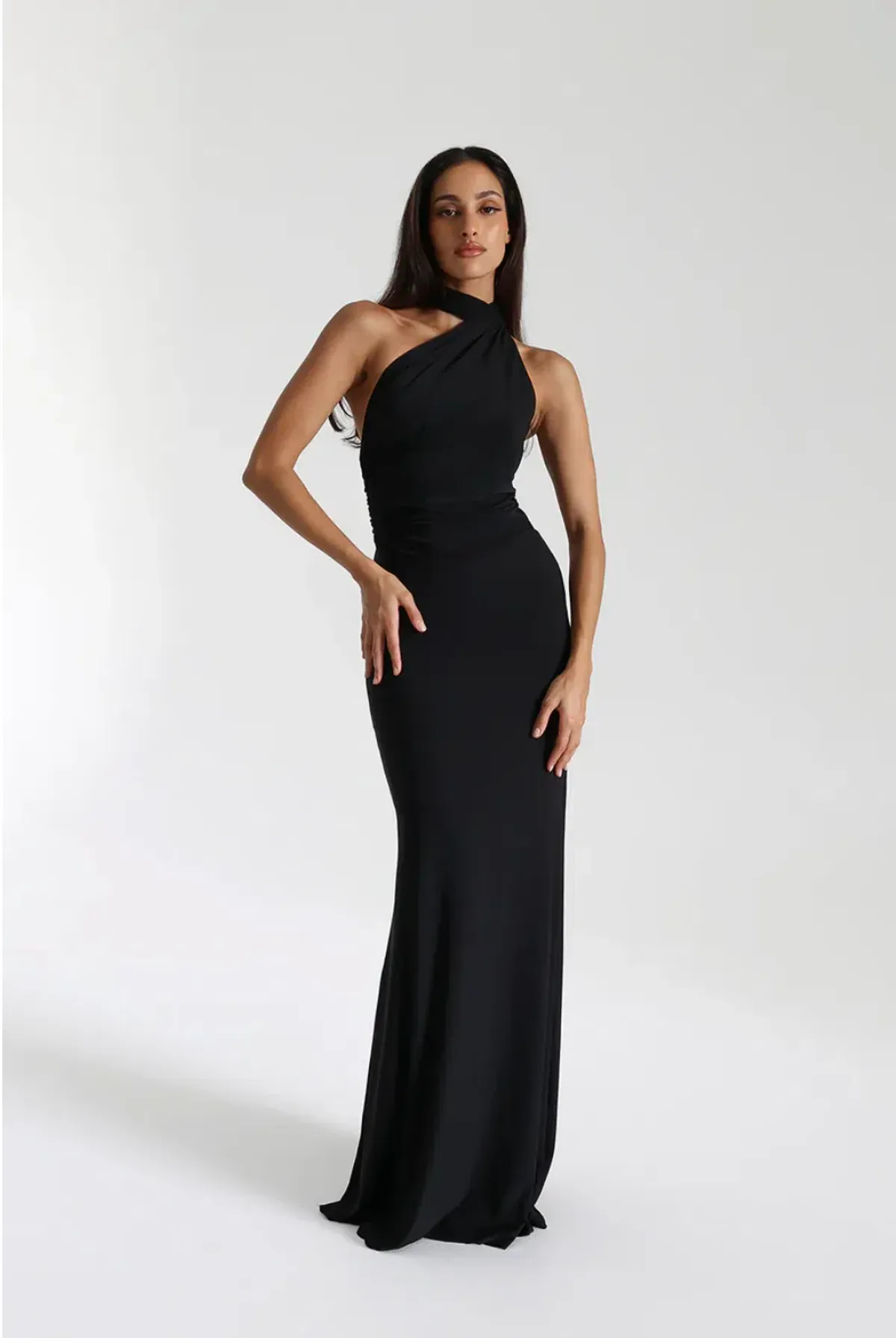 Natalie Rolt Fabienne Dress Black Size 1 for rent on The Volte - main image