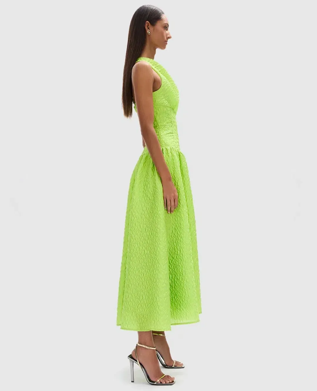 Rachel Gilbert Elley Dress Green 6/AU18 for rent on The Volte - main image