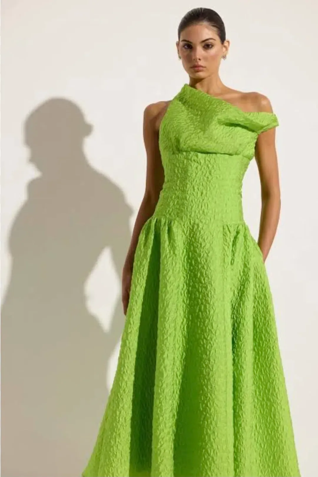 Rachel Gilbert Elley Dress Green 6/AU18 for rent on The Volte - main image