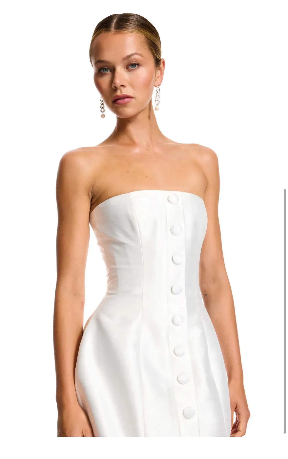KYHA Edie Mini Dress white size 6 - Image 2