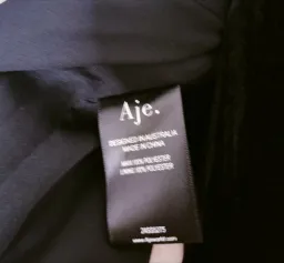 AJE Moonbow Velvet Maxi Dress in Black Size L AU&UK 12 for rent on The Volte - image 9