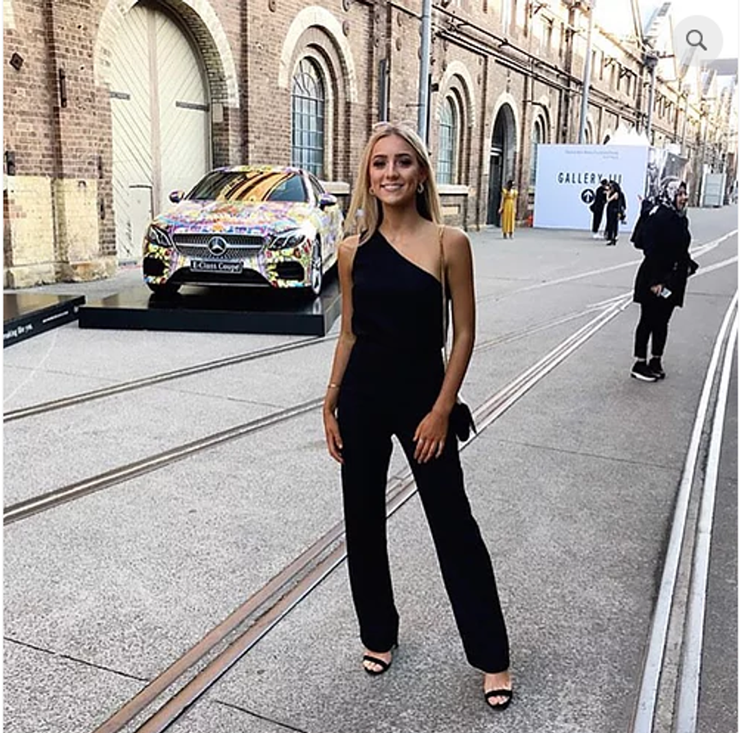 Kookai 'Aria' Jumpsuit black size 6 for rent on The Volte - main image