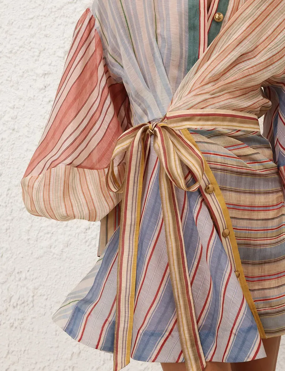 REBELLION STRIPED MINI DRESS for rent on The Volte - main image