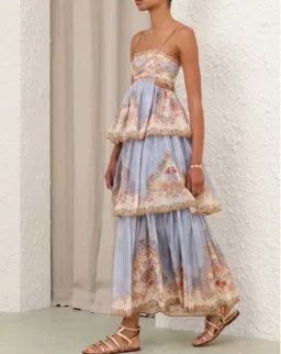 ZIMMERMANN DAYLIGHT TIERED MAXI DRESS 12 for rent on The Volte - image 4