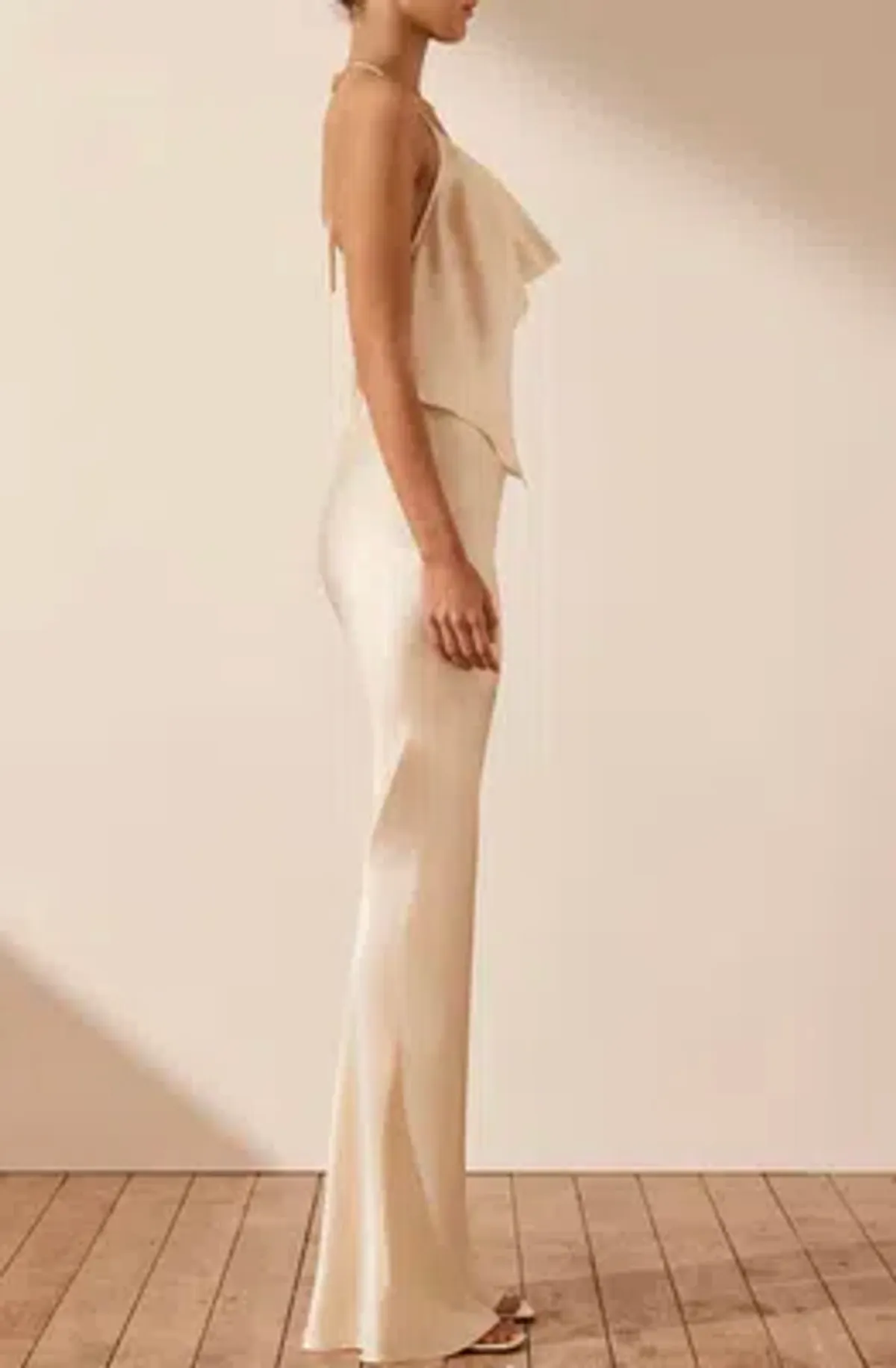 Shona Joy Top and Pants Set in Cream - Image 3