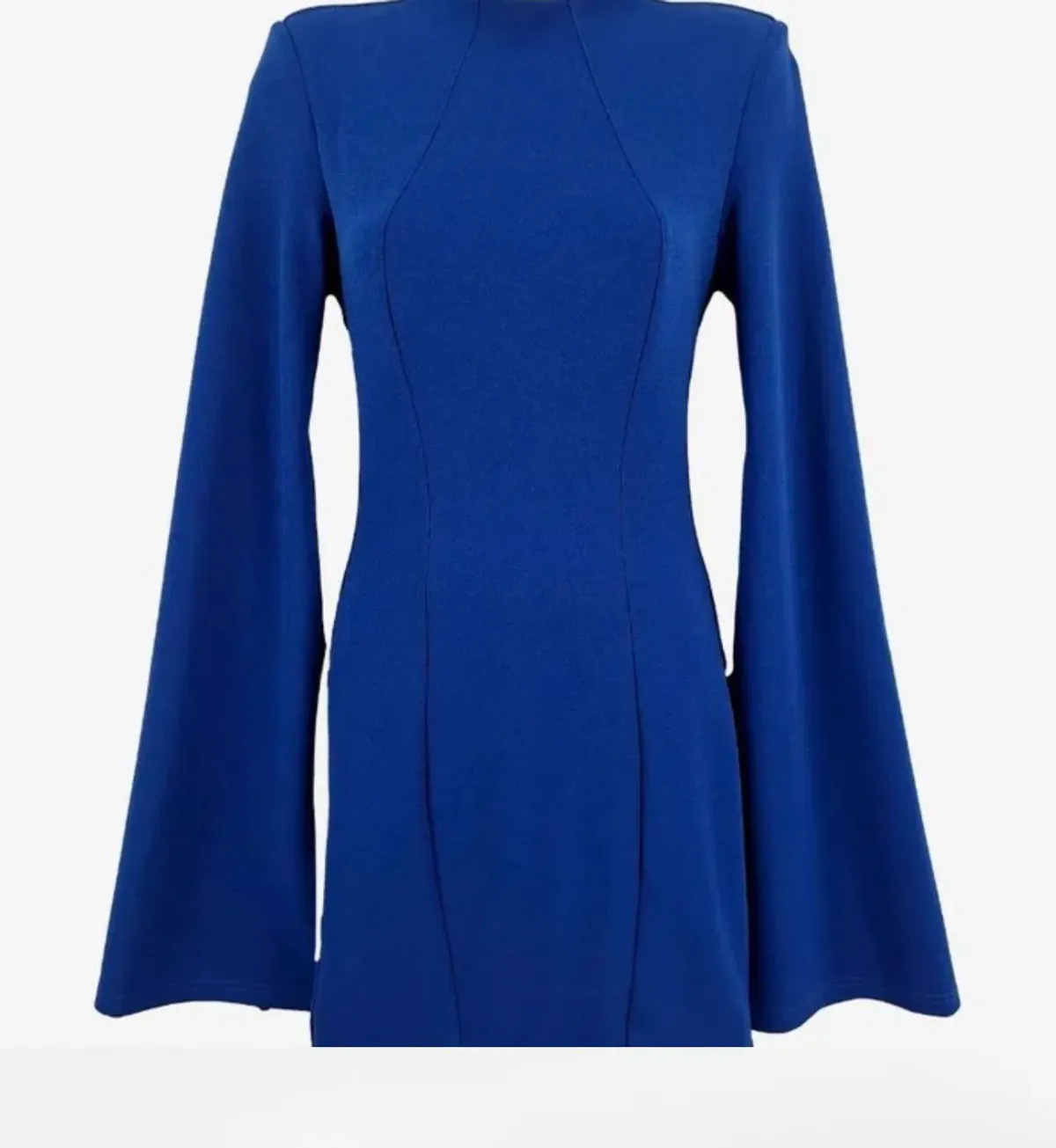 Mossman Sense of Mystery Dress Size 10 Cobalt Blue Mini - Image 1