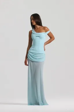 NATALIE ROLT CADENCE GOWN BABY BLUE SIZE 8 (1) for rent on The Volte - image 1