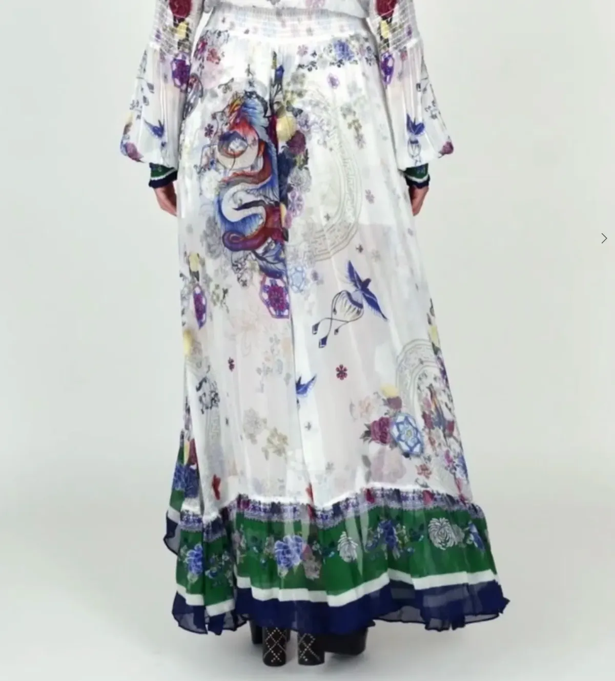 Camilla Gentle Moon Blouson sleeve Wrap Dress Size XL NWT RRP $ 899 - Image 17