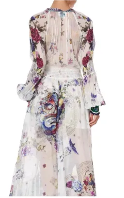 Camilla Gentle Moon Blouson sleeve Wrap Dress Size XL NWT RRP $ 899 for rent on The Volte - image 7