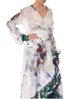 Camilla Gentle Moon Blouson sleeve Wrap Dress Size XL NWT RRP $ 899 for rent on The Volte - image 1