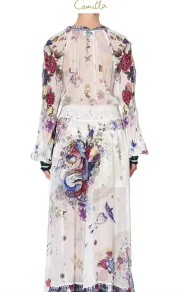 Camilla Gentle Moon Blouson sleeve Wrap Dress Size XL NWT RRP $ 899 for rent on The Volte - image 21