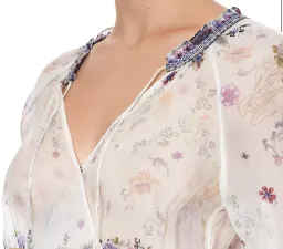 Camilla Gentle Moon Blouson sleeve Wrap Dress Size XL NWT RRP $ 899 for rent on The Volte - image 20