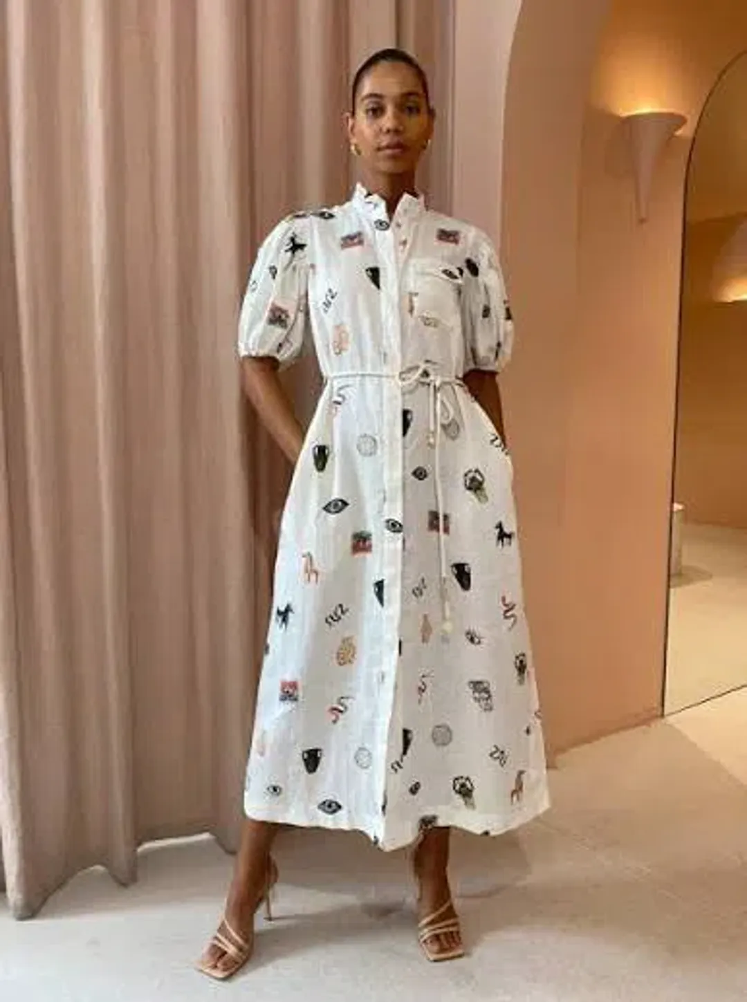 Alemais Hera Midi Dress Size 10 for rent on The Volte - main image