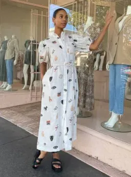 Alemais Hera Midi Dress Size 10 for rent on The Volte - image 8