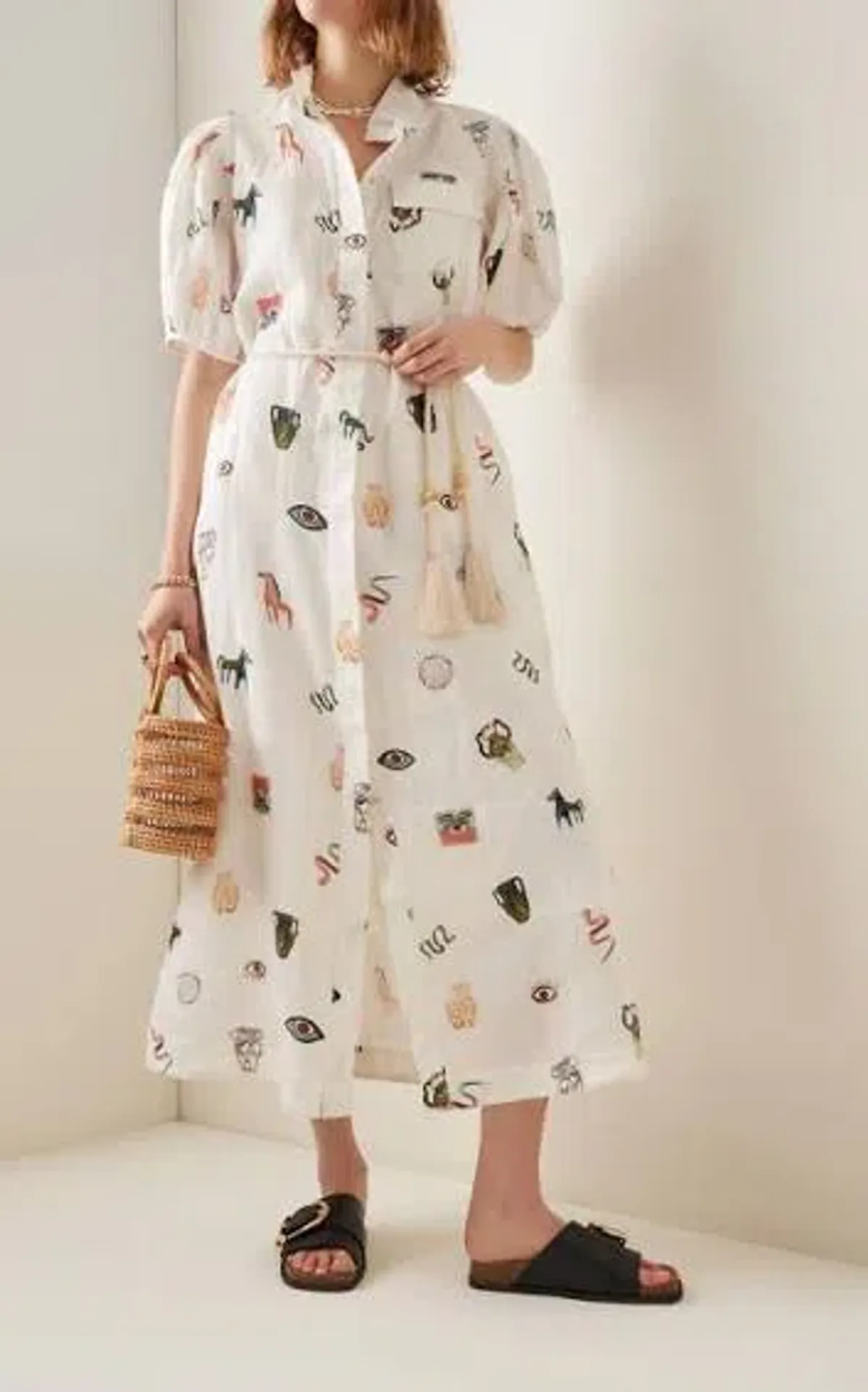 Alemais Hera Midi Dress Size 10 for rent on The Volte - main image